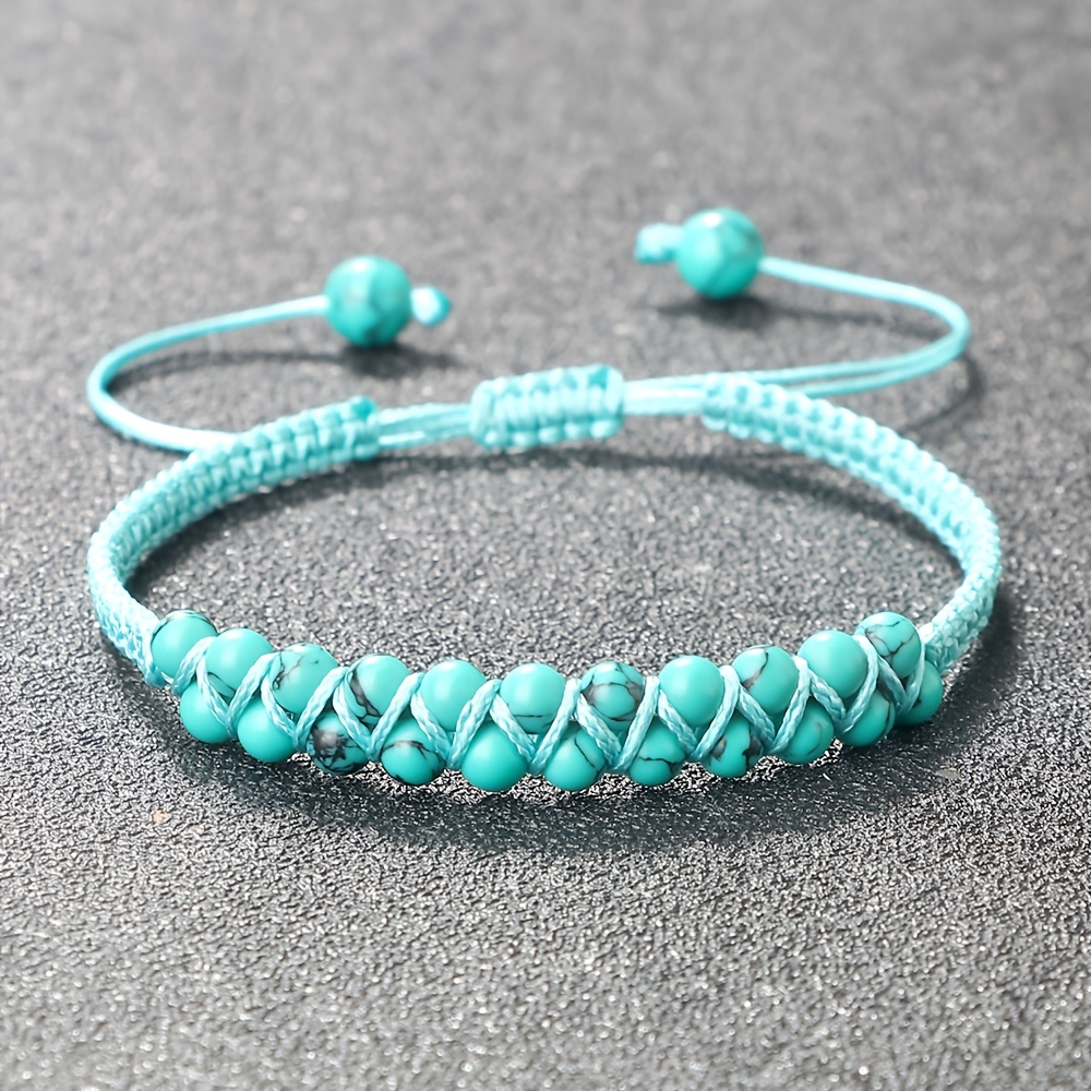 Bohemian Retro Woven Bead Friendship Bracelet, Adjustable